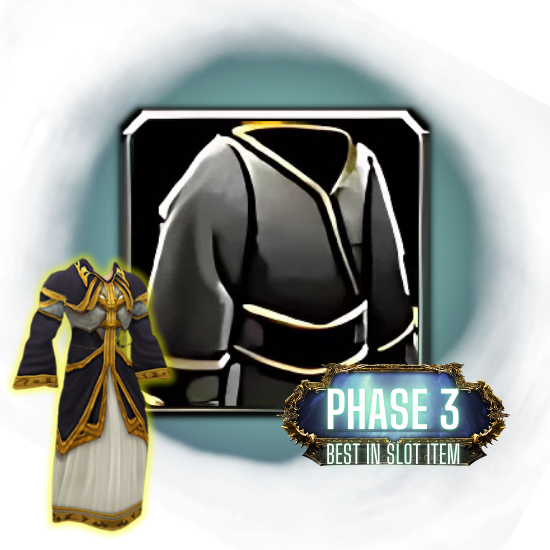 Save time and buy Black Ash Robe BiS Chest Boost from BWL in Phase 3 of WoW Classic - Guaranteed, cheap BiS Chest farming at Next Tier.