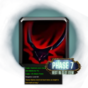 Save time and buy Kaigy's Clasp BiS Neck Boost from Karazhan Crypts in Phase 7 of WoW SoD - Guaranteed, cheap BiS Neck farming at Next Tier.